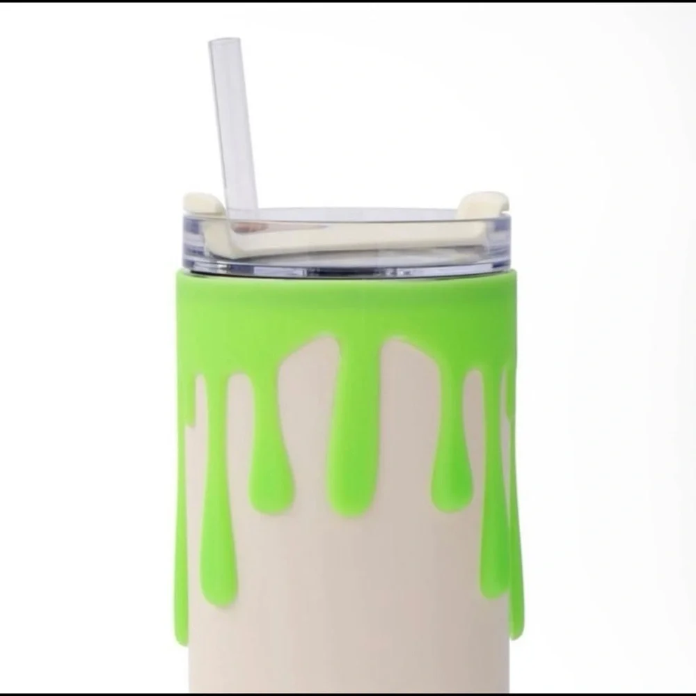 Target Bullseye Halloween Glow-in-the-Dark Slime Stanley Cup Sleeve